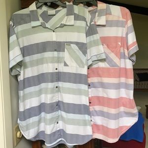Columbia 2X short-sleeves blouses, gentle wear